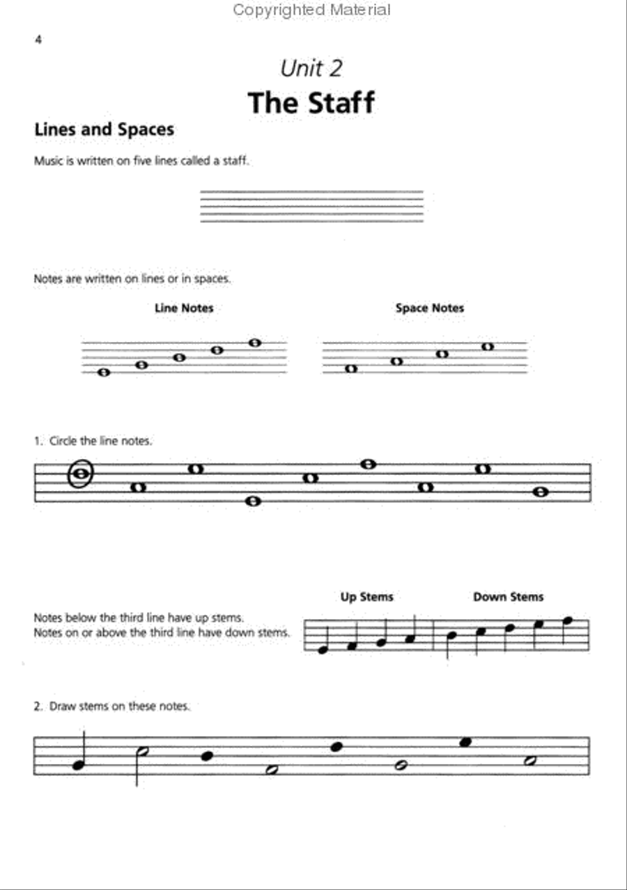 Beginning Piano Theory Beginning Piano Theory Piano Method scores gallery preview page 2