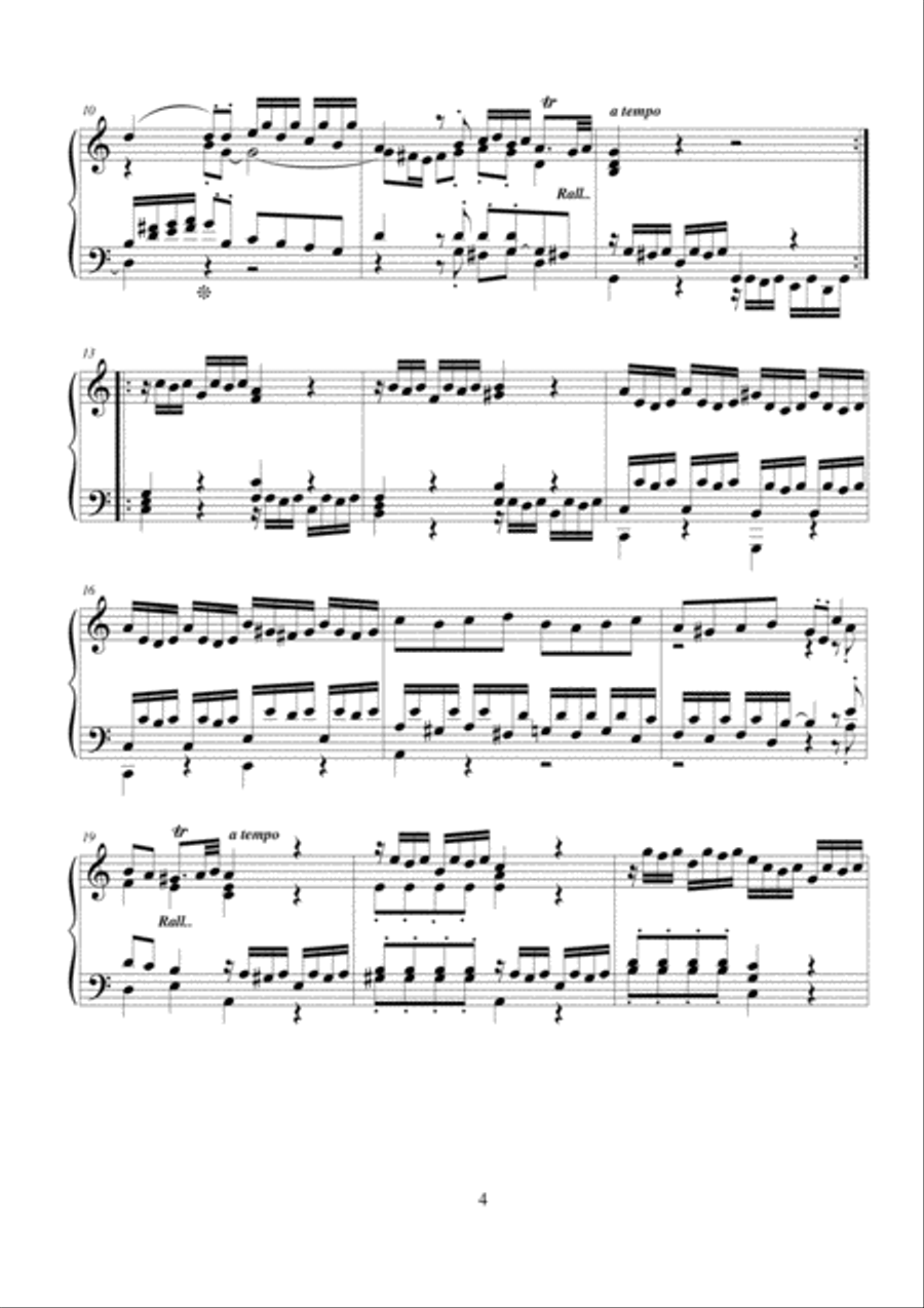 Piano transcriptions of the Eight Preludes and Fugues of J.S.Bach 4-Part scores gallery preview page 4