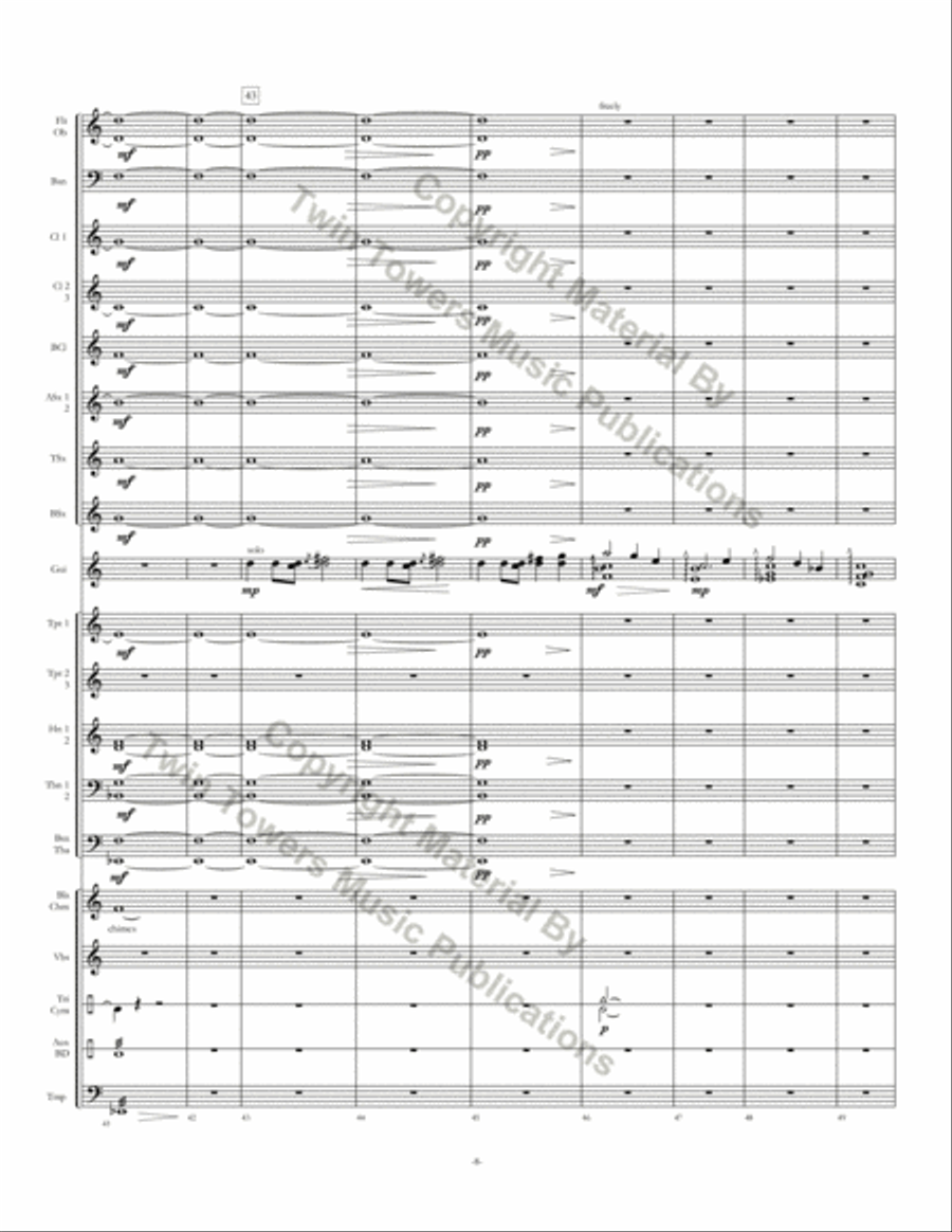 Almost Home Almost Home Concert Band scores gallery preview page 9