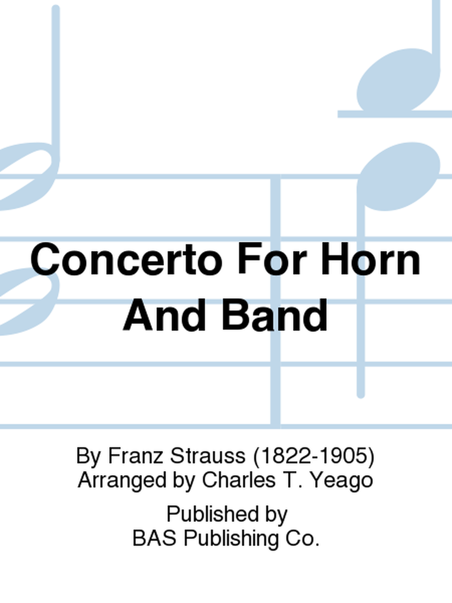 Concerto For Horn And Band image number null