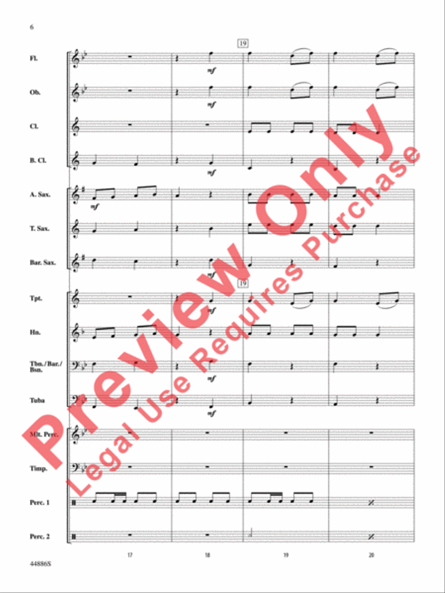 A Whole Lot of Christmas Concert Band scores gallery preview page 7
