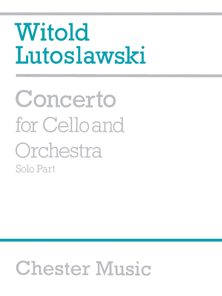 Concerto for Cello and Orchestra