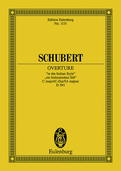 Overture in the Italian Style C Major, D.591