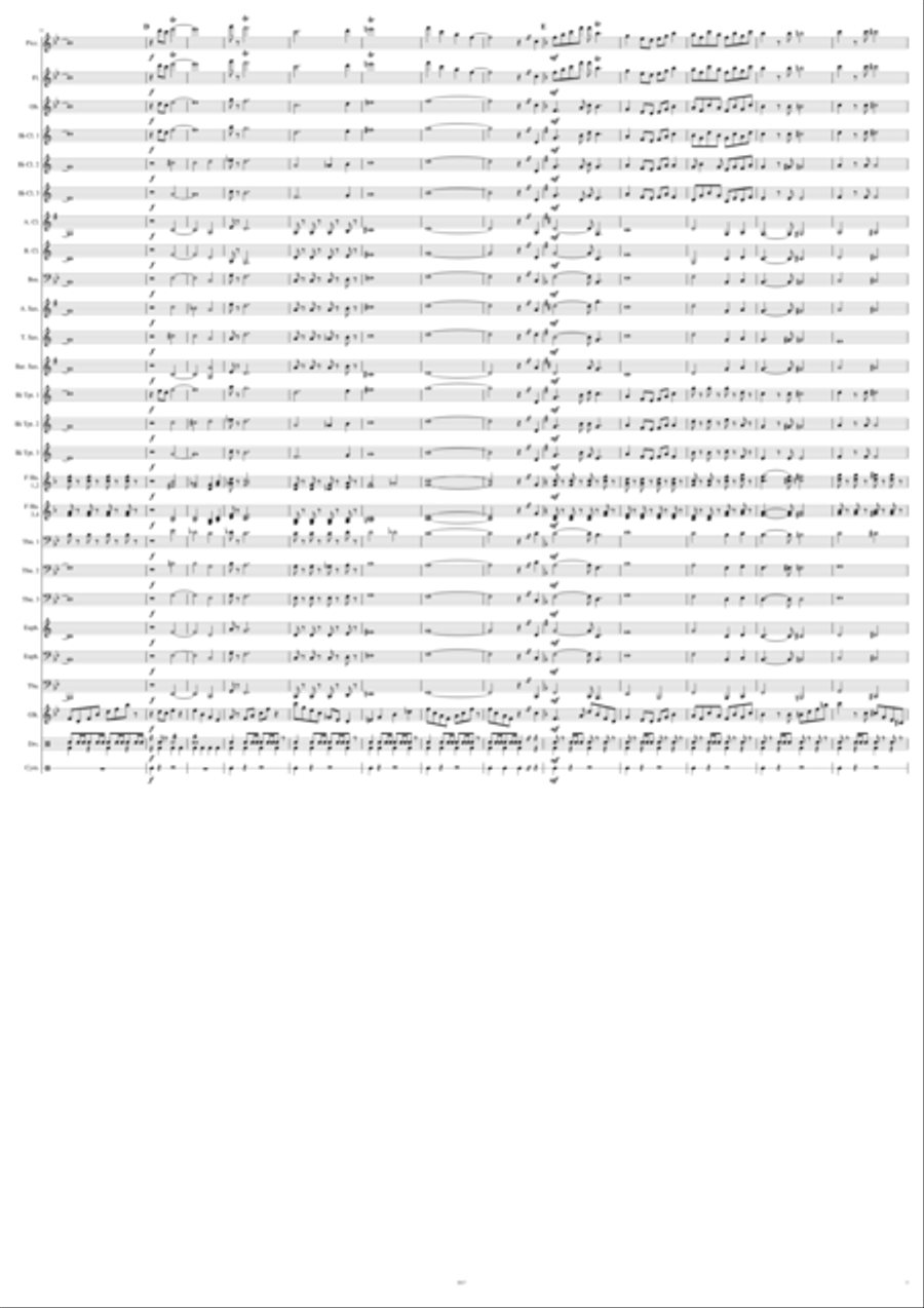 Mount Rushmore (March) Marching Band scores gallery preview page 5