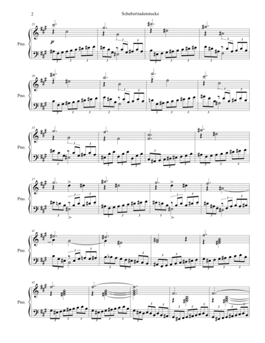 Schubertiadenstucke, Op. 199