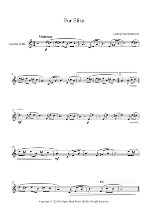 Fur Elise - Ludwig Van Beethoven (Clarinet)