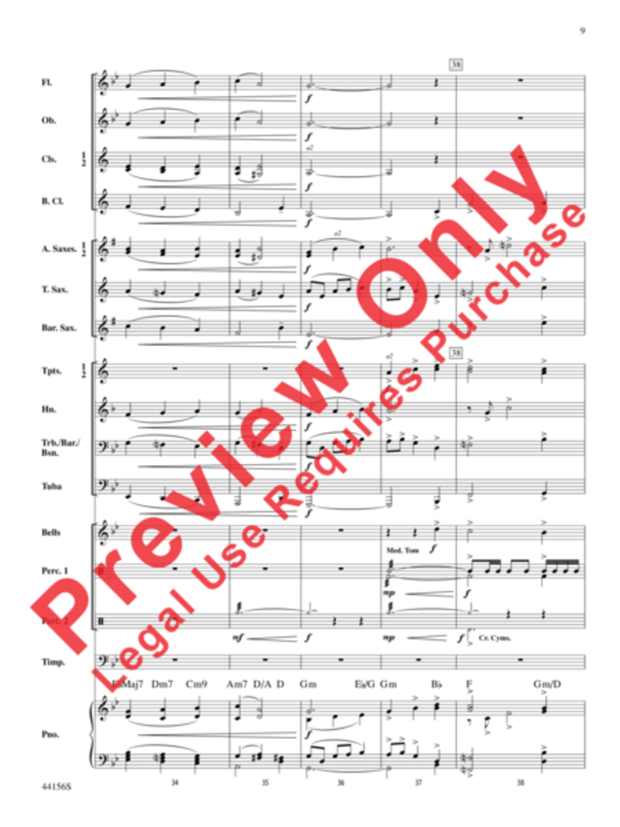 Holiday Celebrations Concert Band scores gallery preview page 9