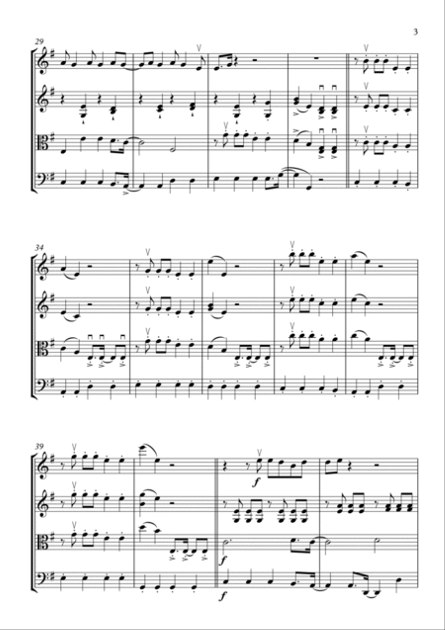 Giant String Quartet scores gallery preview page 3
