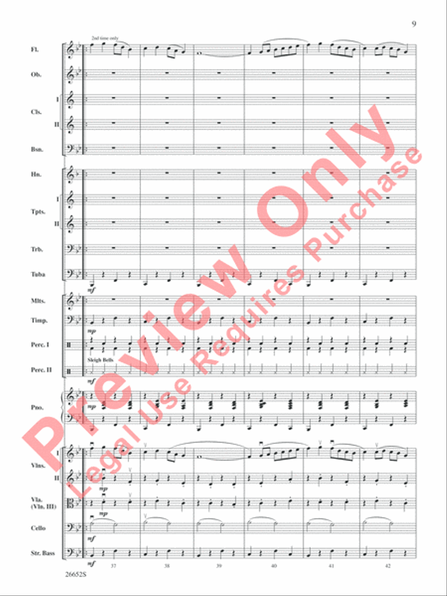 Leroy Anderson Favorites Leroy Anderson Favorites Full Orchestra scores gallery preview page 10