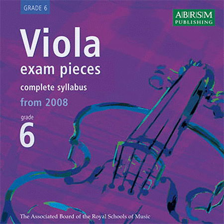 Viola Exam Pieces Recording Grade 6