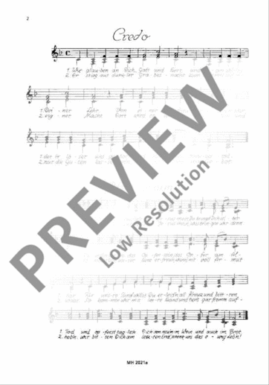 Deutsche Bauernmesse Deutsche Bauernmesse Choir scores gallery preview page 3