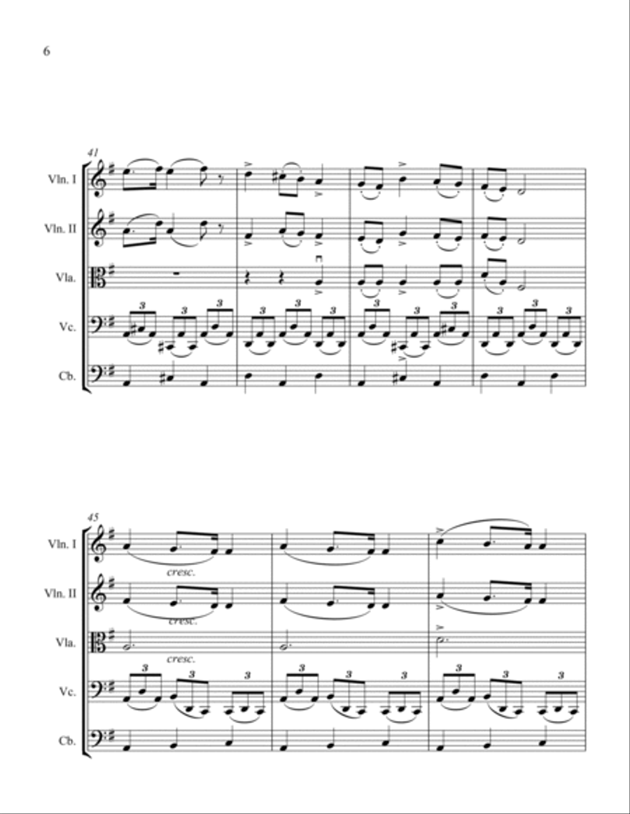 Moments Musicaux I Moments Musicaux I String Orchestra scores gallery preview page 6