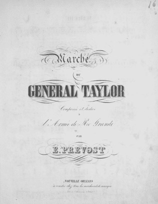 Marche du General Taylor