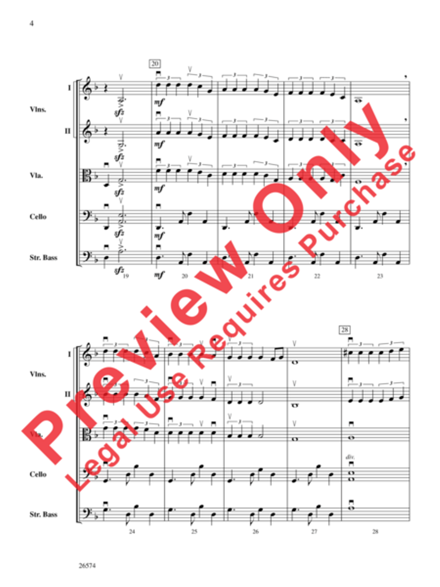 Tango d'Amour String Orchestra scores gallery preview page 5