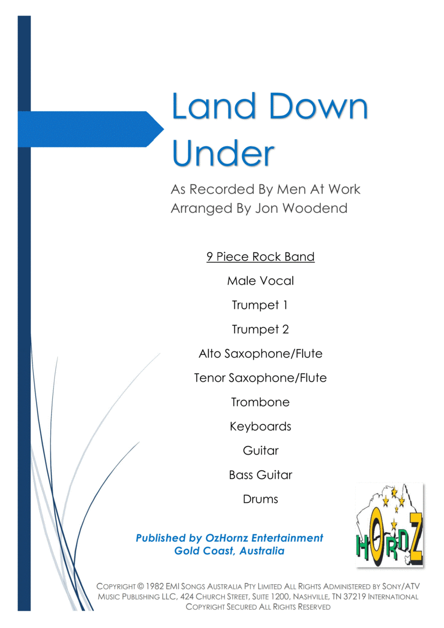 Down Under Large Ensemble scores gallery preview page 1