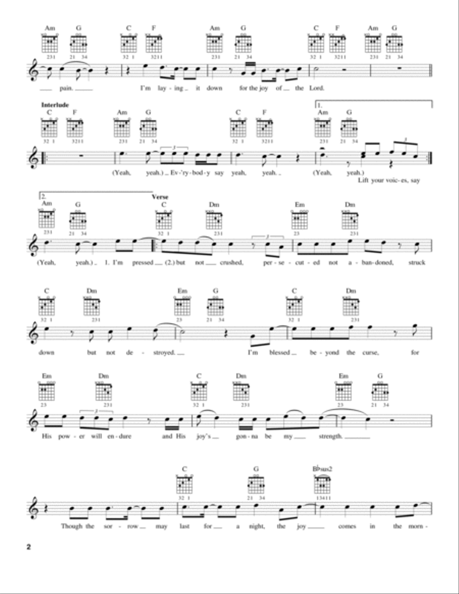 Trading My Sorrows Trading My Sorrows Acoustic Guitar scores gallery preview page 2