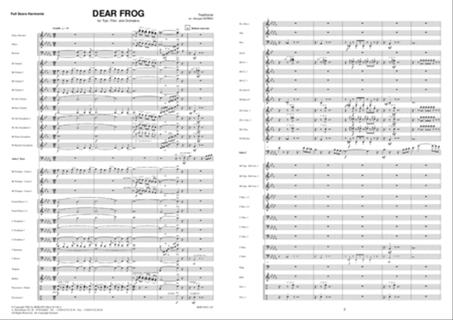 Dear Frog Brass Band scores gallery preview page 2