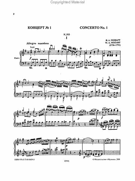 Flute Concerto No. 1 in G K313