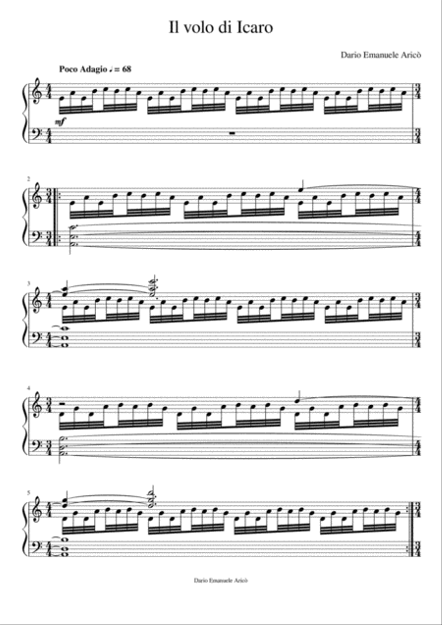 Flight of Icarus - Il volo di Icaro (Poco Adagio)