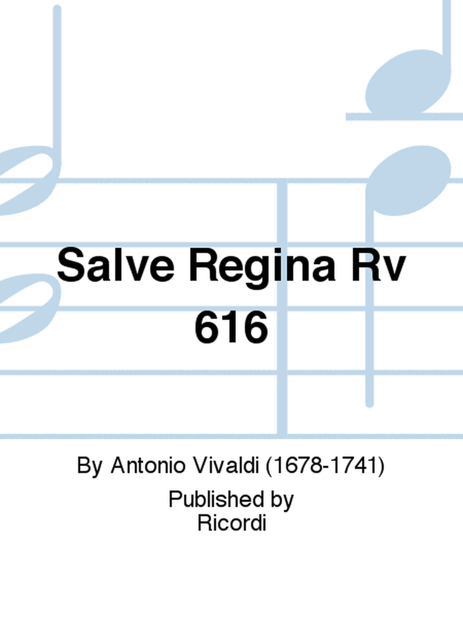 Salve Regina Rv 616