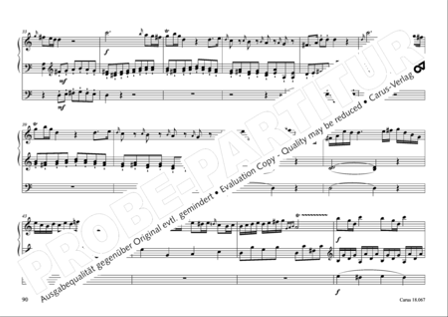 17 Church sonatas Organ Solo scores gallery preview page 91
