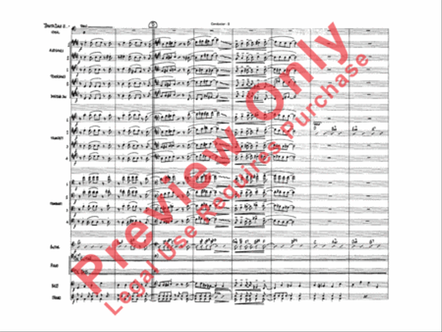 Santa Claus Is Coming to Town Jazz Ensemble scores gallery preview page 7