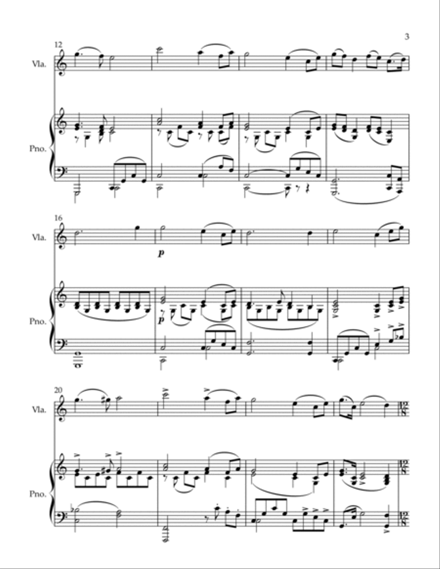 Der Freischutz Viola scores gallery preview page 3