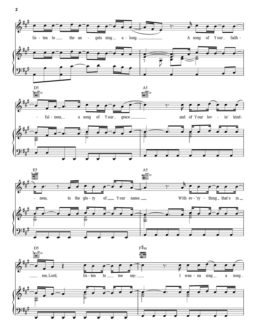 Sing A Song Sing A Song Piano, Vocal, Guitar scores gallery preview page 2