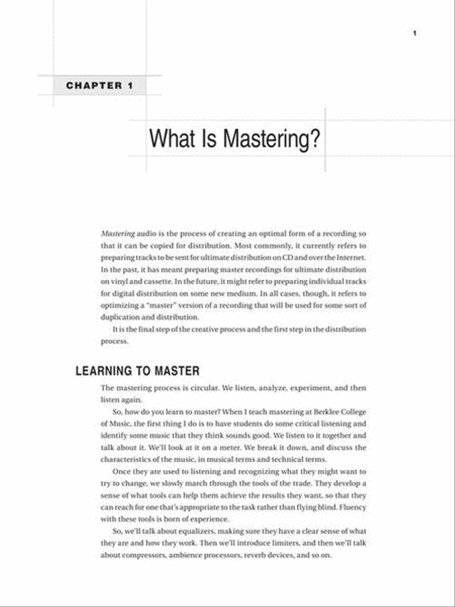 Audio Mastering – Essential Practices CD scores gallery preview page 6
