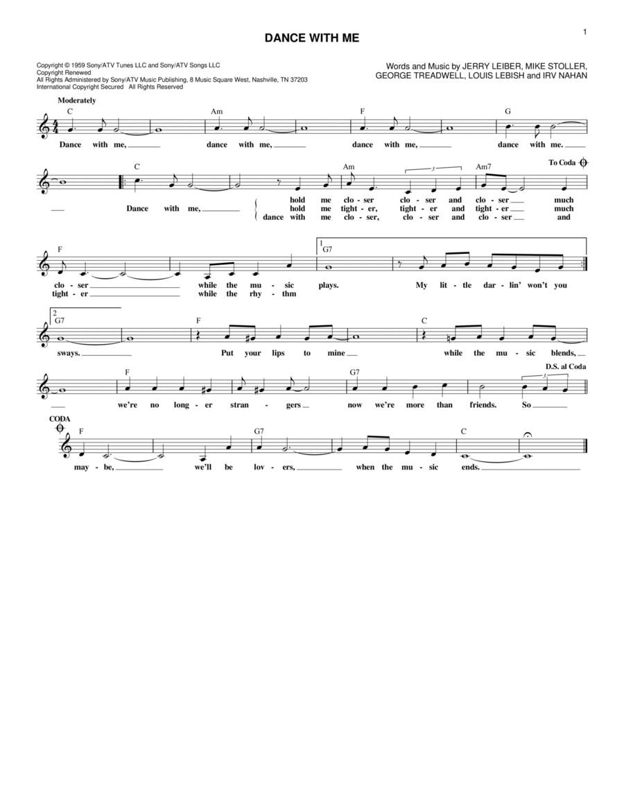 Dance With Me Acoustic Guitar scores gallery preview page 1