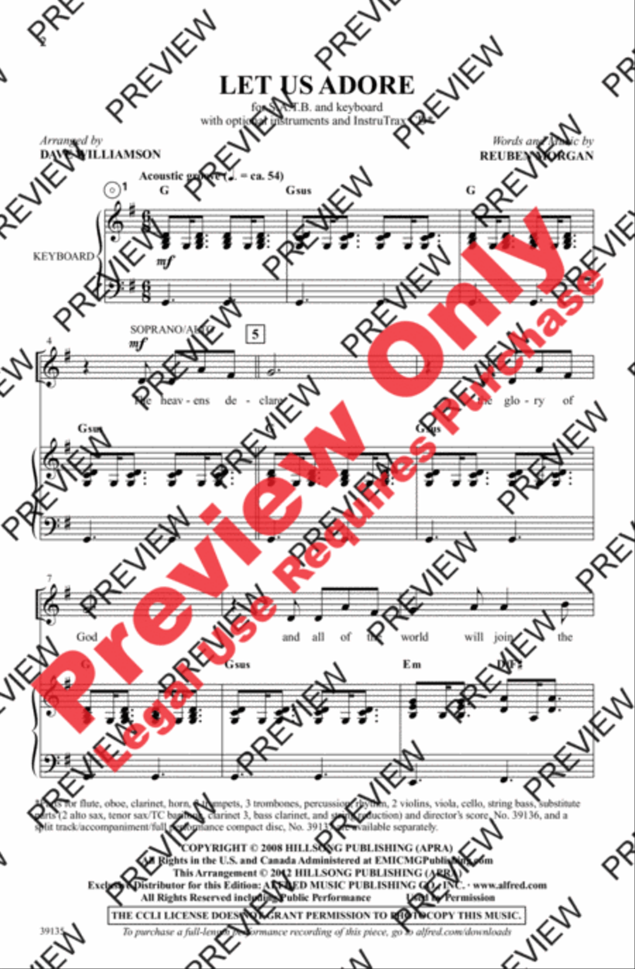 Let Us Adore Let Us Adore 4-Part scores gallery preview page 2