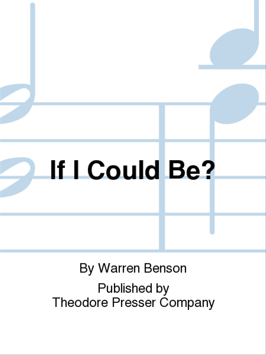 If I Could Be... Chamber Music scores gallery preview page 1