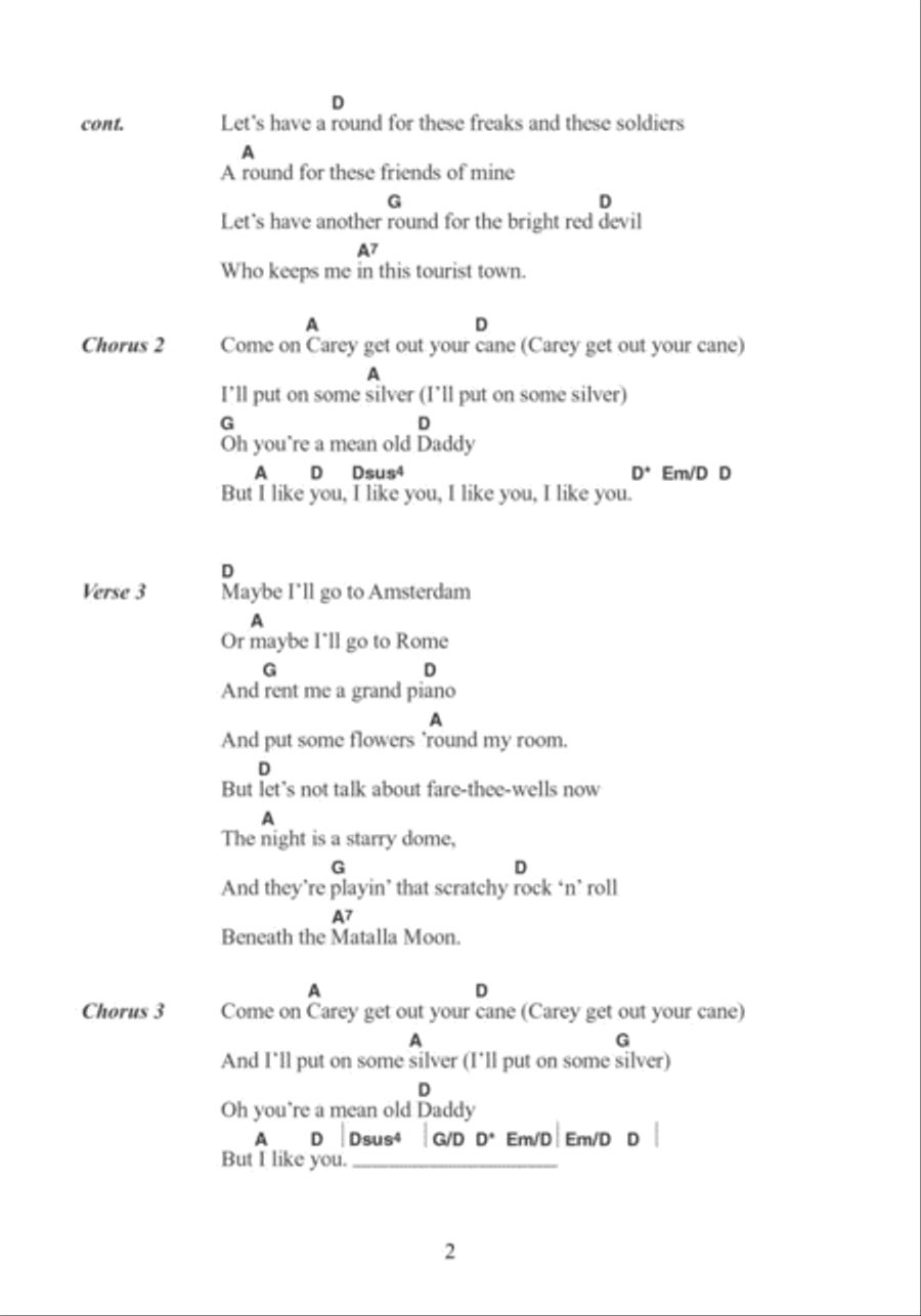 Carey Acoustic Guitar scores gallery preview page 2