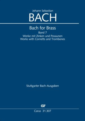 Book cover for Bach for Brass 7