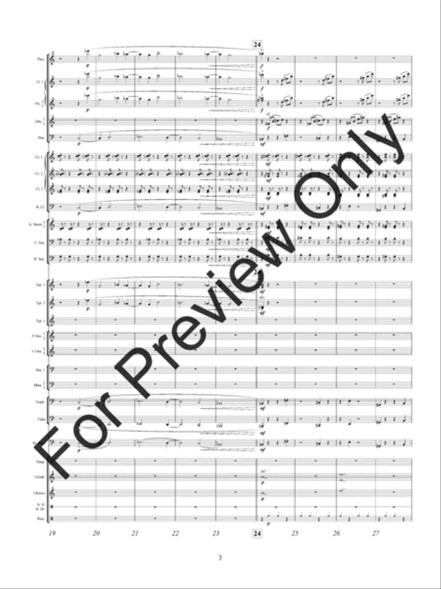 Shards Of Glass Concert Band scores gallery preview page 6