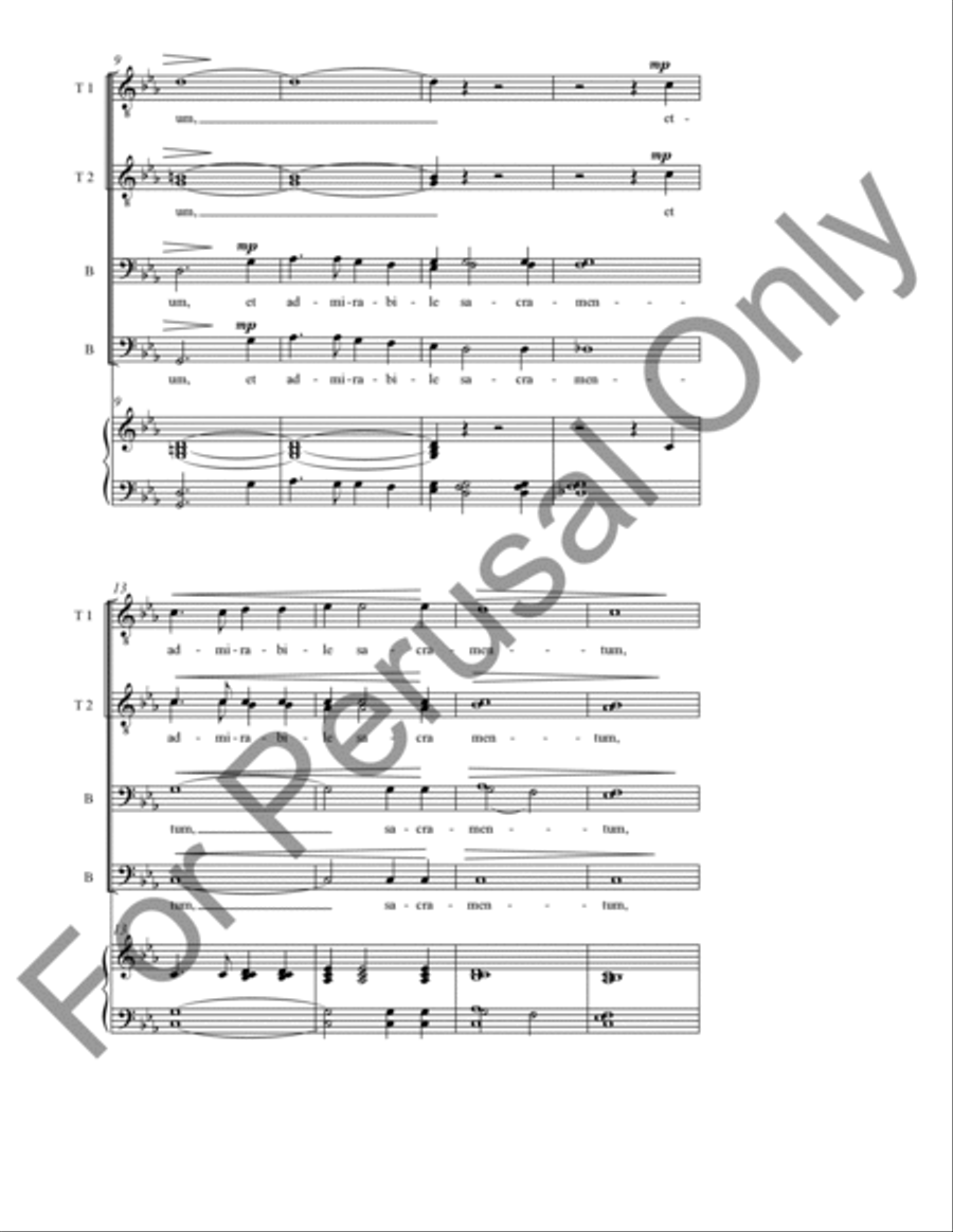 O Magnum Mysterium O Magnum Mysterium TTBB scores gallery preview page 3