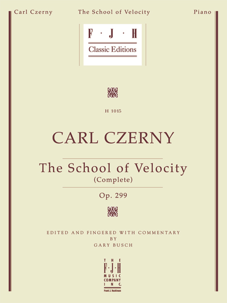 Carly Czerny, The School of Velocity (Complete), Op. 299