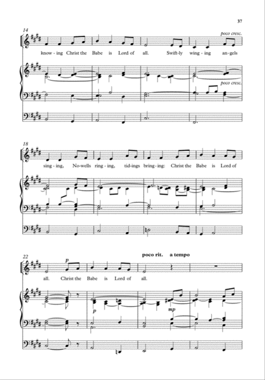 Mack Wilberg Carols 4-Part scores gallery preview page 11