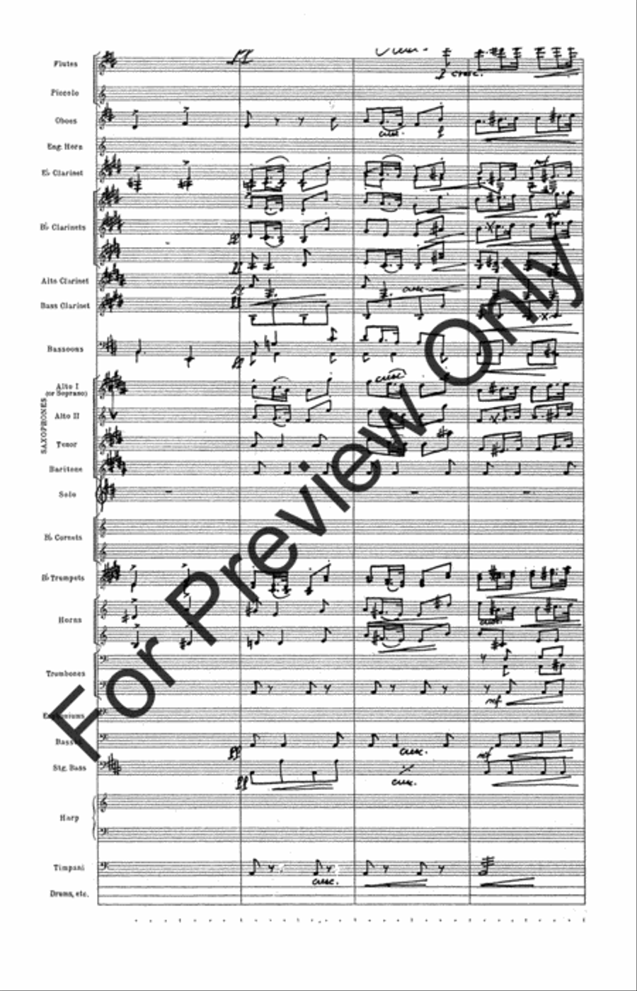 Fantasie Pastoral Hongroise (Score) Concert Band scores gallery preview page 19