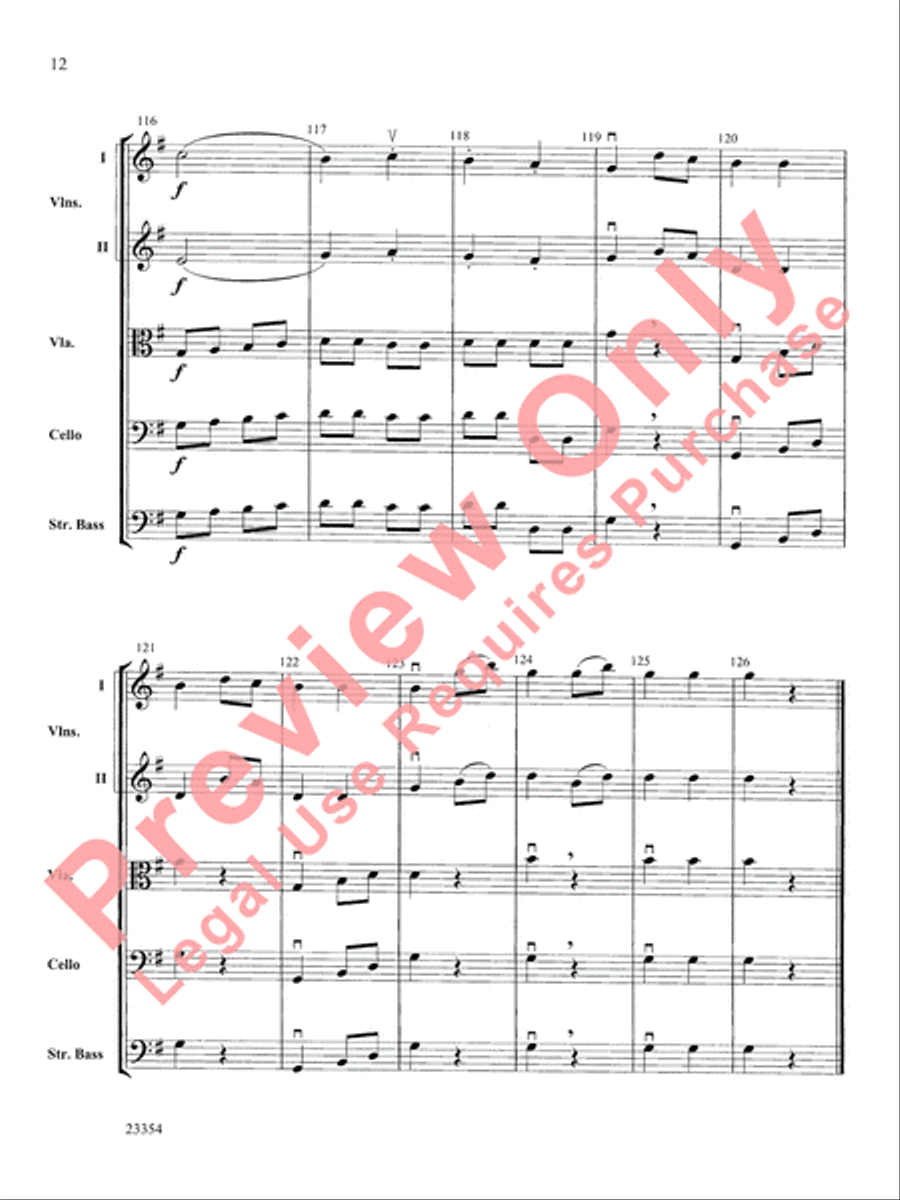 Symphony No. 8 Symphony No. 8 String Orchestra scores gallery preview page 13
