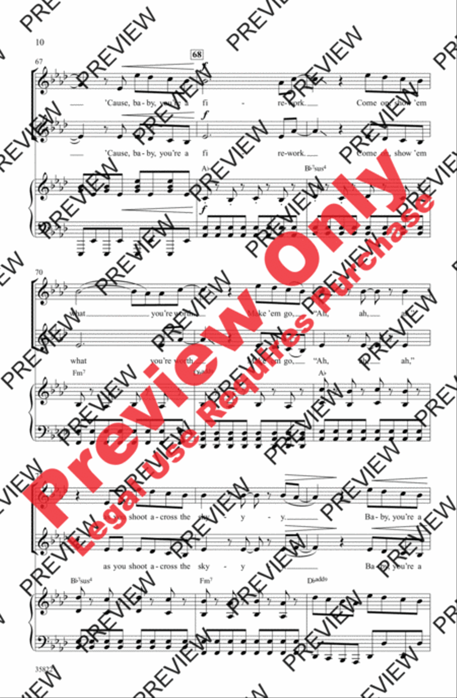 Firework Firework 2-Part scores gallery preview page 10