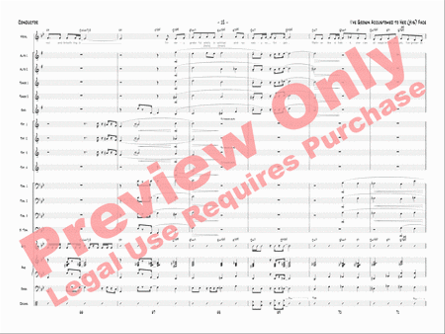 I've Grown Accustomed to Her (His) Face Jazz Ensemble scores gallery preview page 15