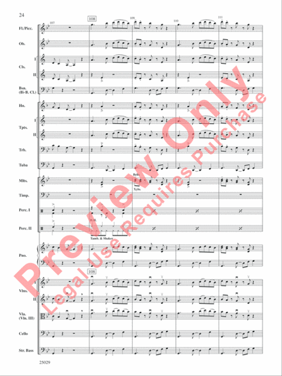 Charlie and the Chocolate Factory, Selections from the Original Movie Soundtrack Full Orchestra scores gallery preview page 25