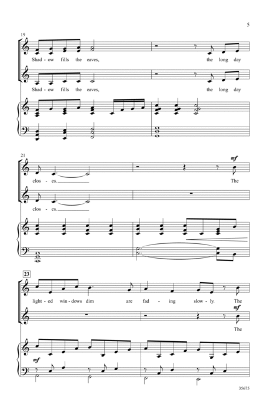 The Long Day Closes SSA scores gallery preview page 4
