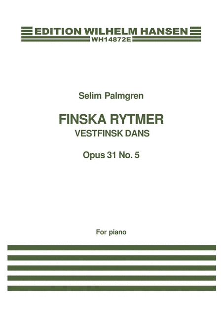 Vestfinsk Dans (Finska Rytmer Op.31 No.5)