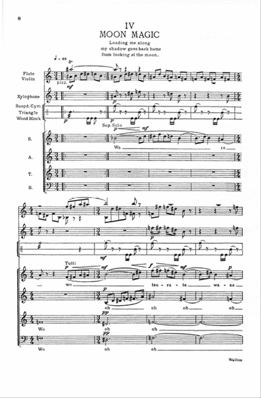 Eight Japanese Haiku Eight Japanese Haiku 4-Part scores gallery preview page 7