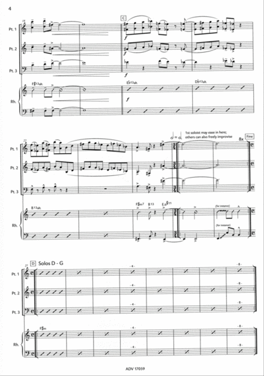 Scungilli Small Ensemble scores gallery preview page 3