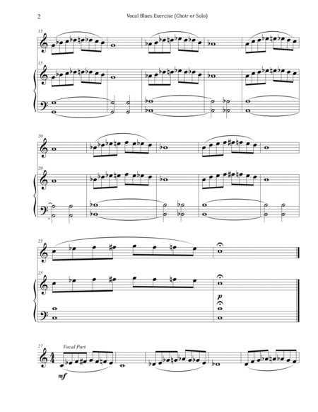 Vocal Blues Exercise (5 Note Exercise)