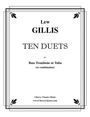 Book cover for Ten Duets for Bass Trombone or Tuba