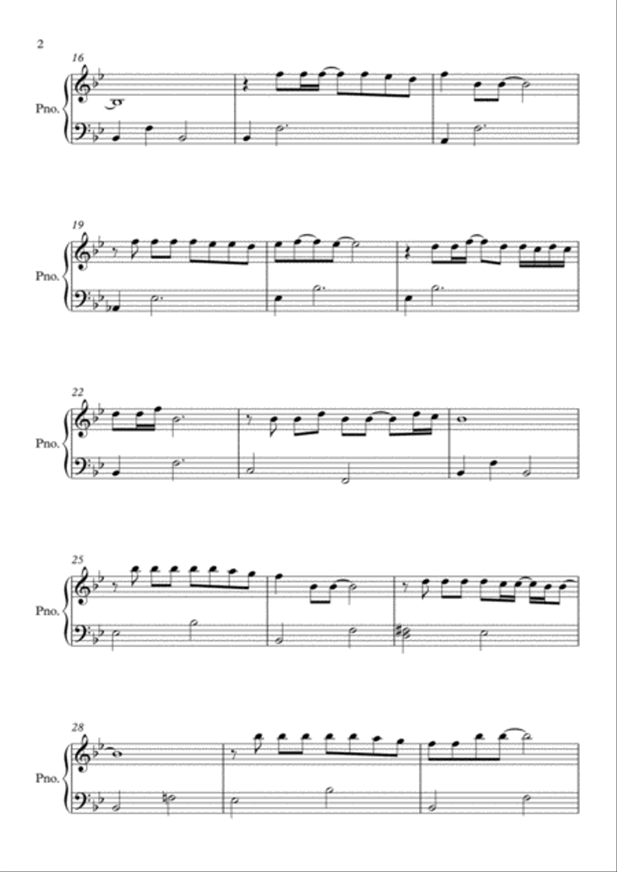Make You Feel My Love Make You Feel My Love Easy Piano scores gallery preview page 2